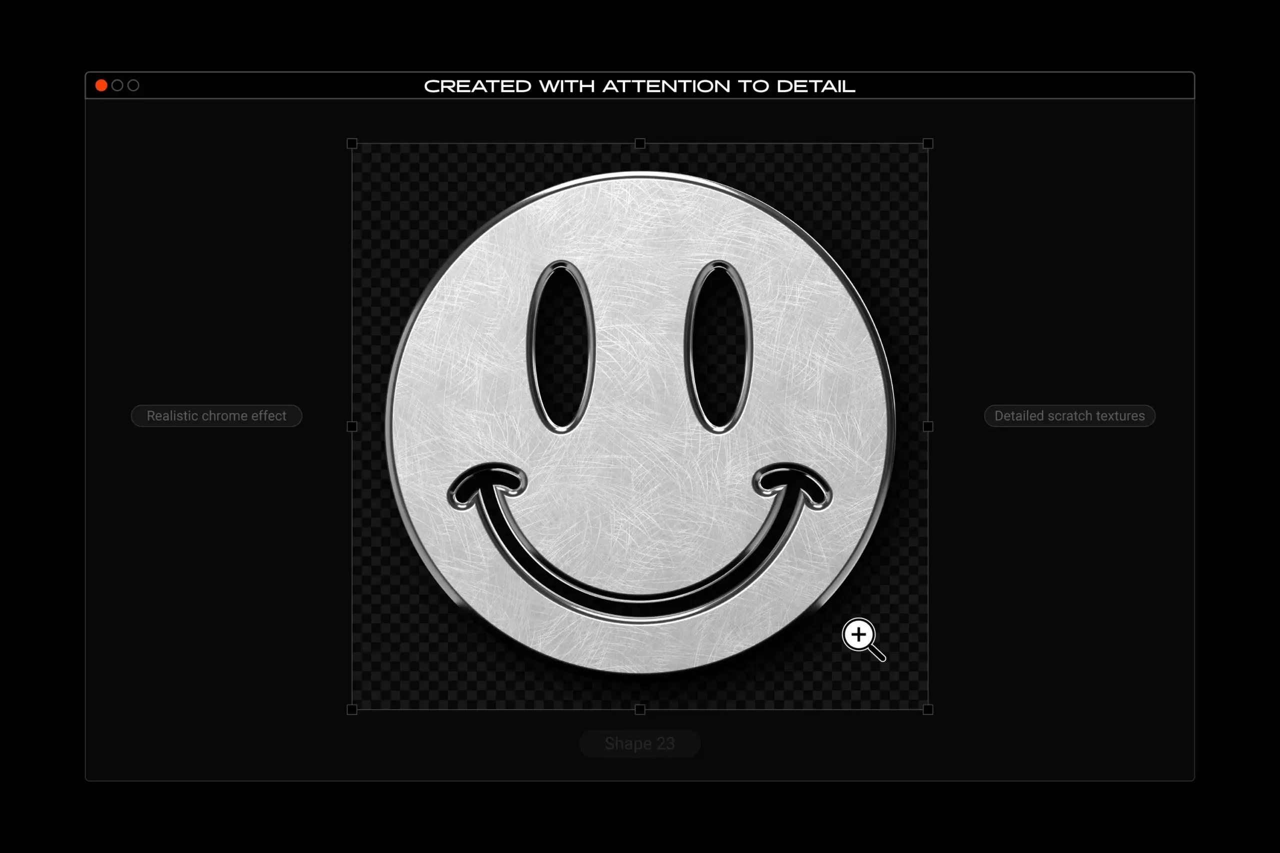 CHROME & VECTOR ABSTRACT SHAPES BUNDLE – 200 GEOMETRIC DESIGN ELEMENTS 13 074029