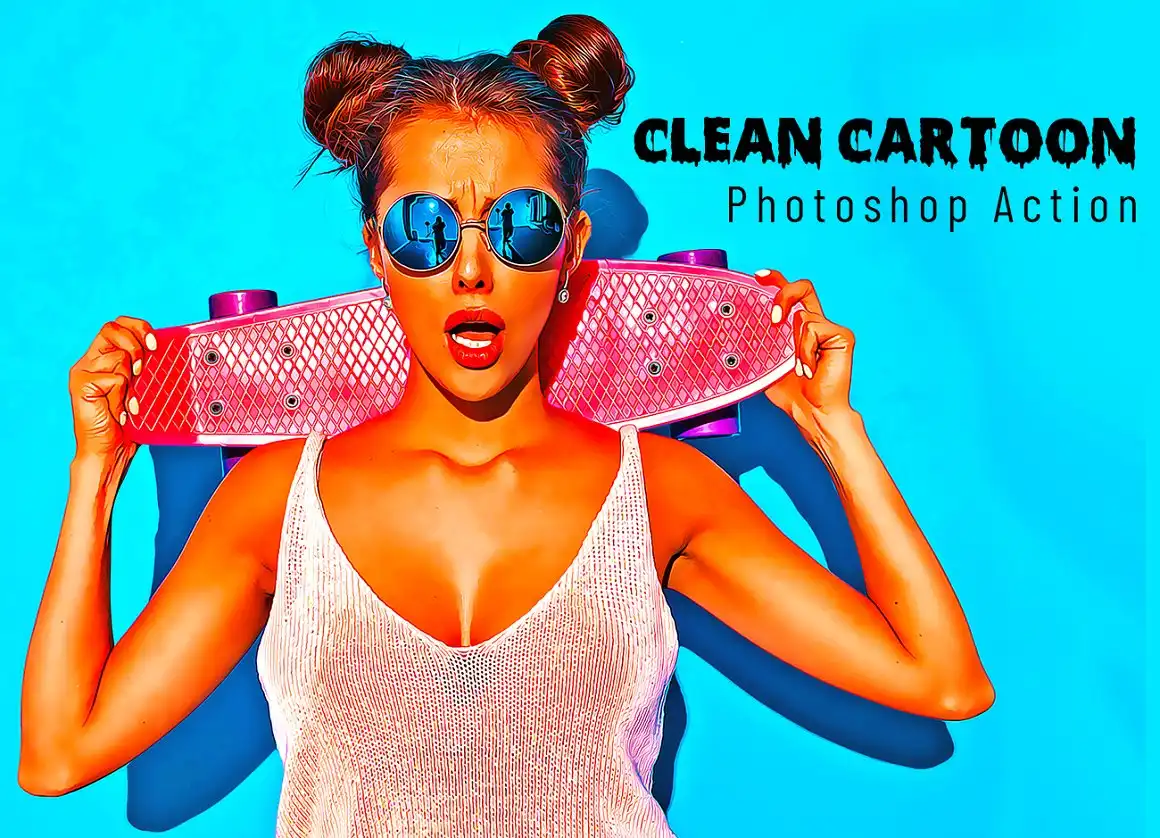 Clean Cartoon Photoshop Action