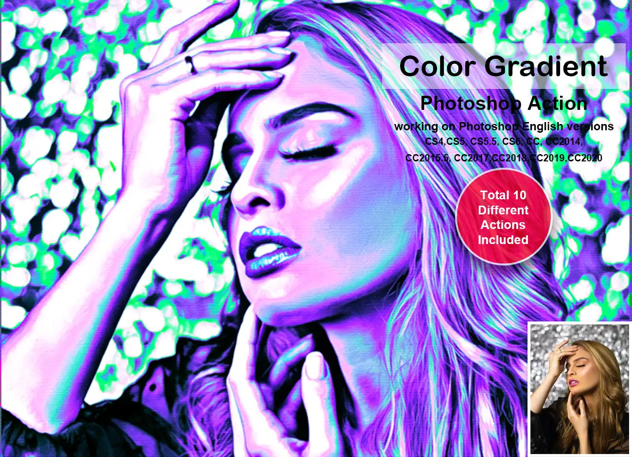 Color Gradient Photoshop Action 7 075993
