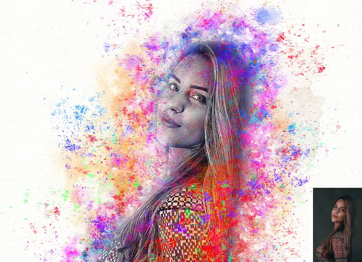 Color Portrait Photoshop Action 4 076053