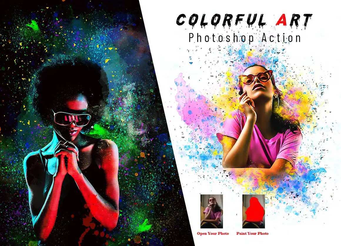 Colorful Art Photoshop Action