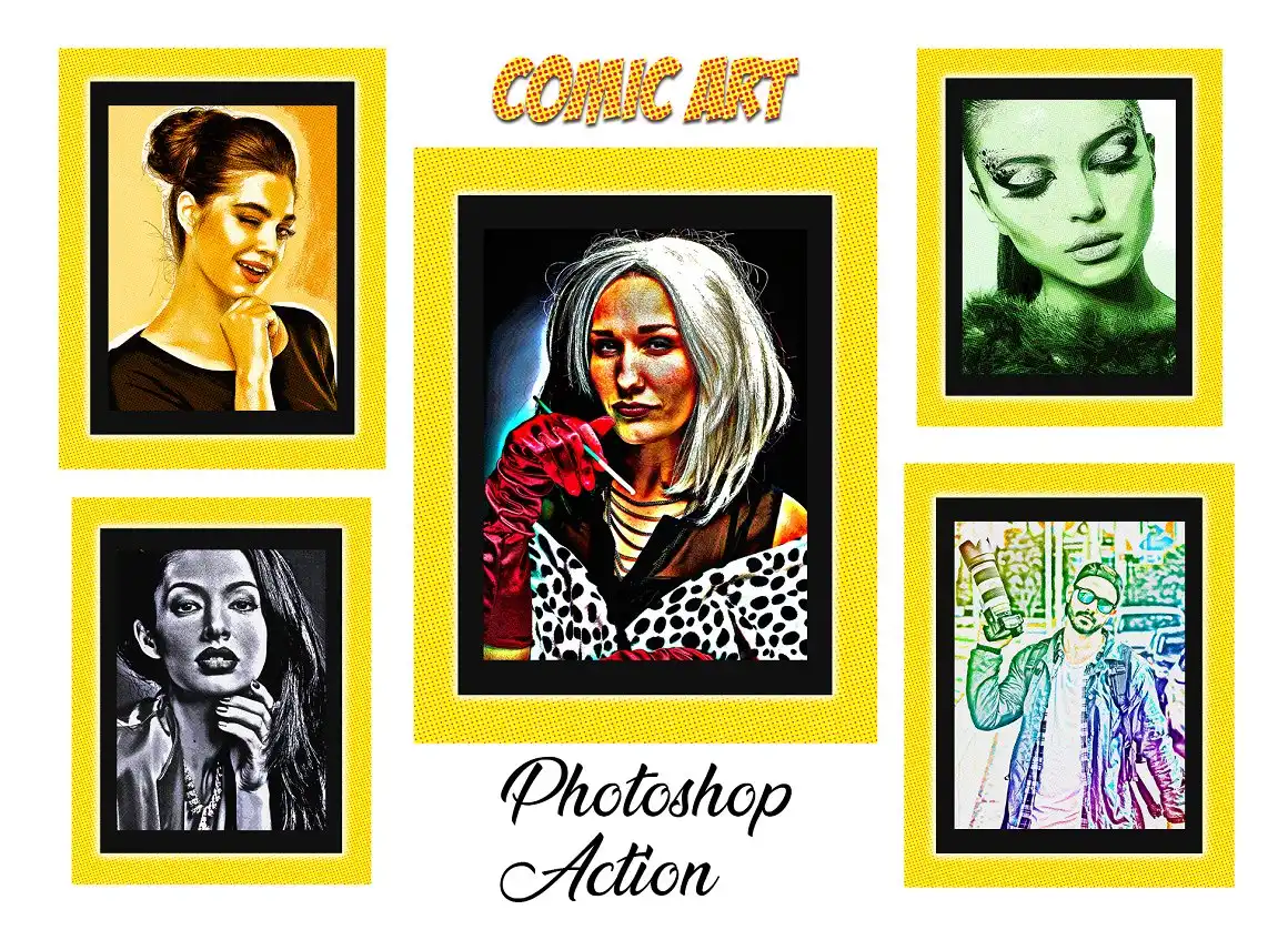 Comic Art Photoshop Action