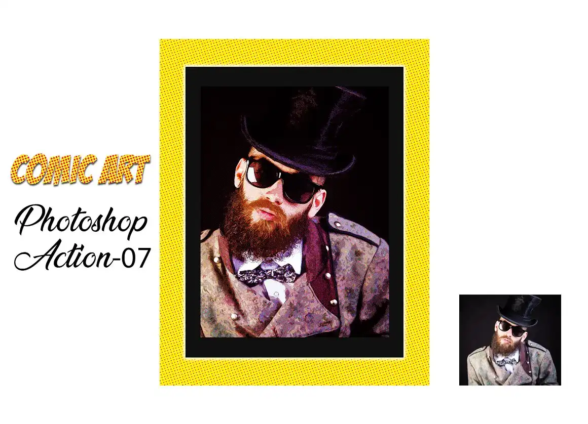 Comic Art Photoshop Action 9 075965