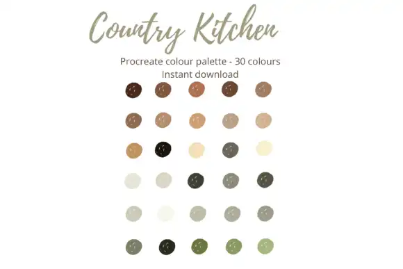 Country Colour Palette Procreate