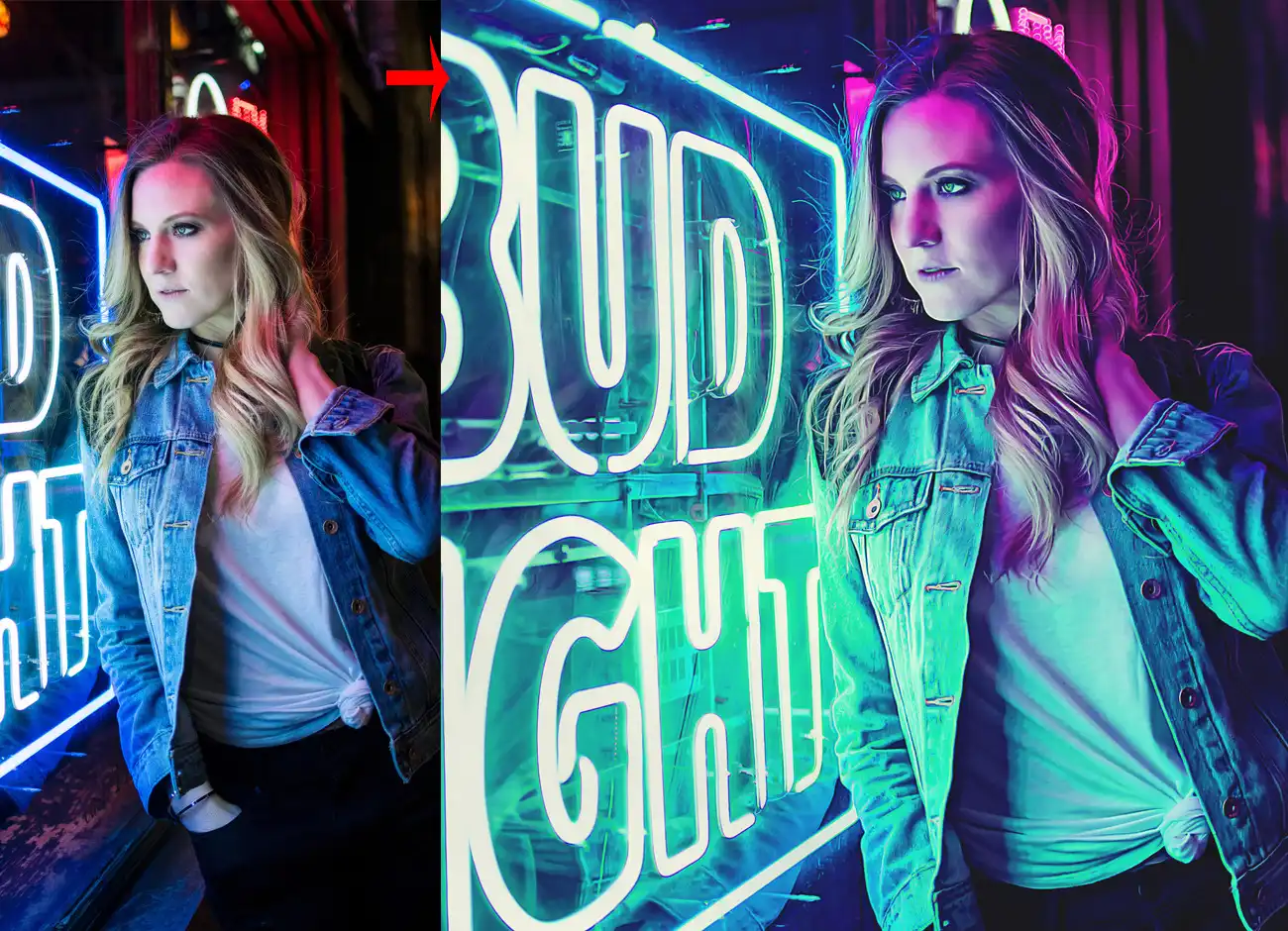 Cyberpunk Effect Photoshop Action 6 075965