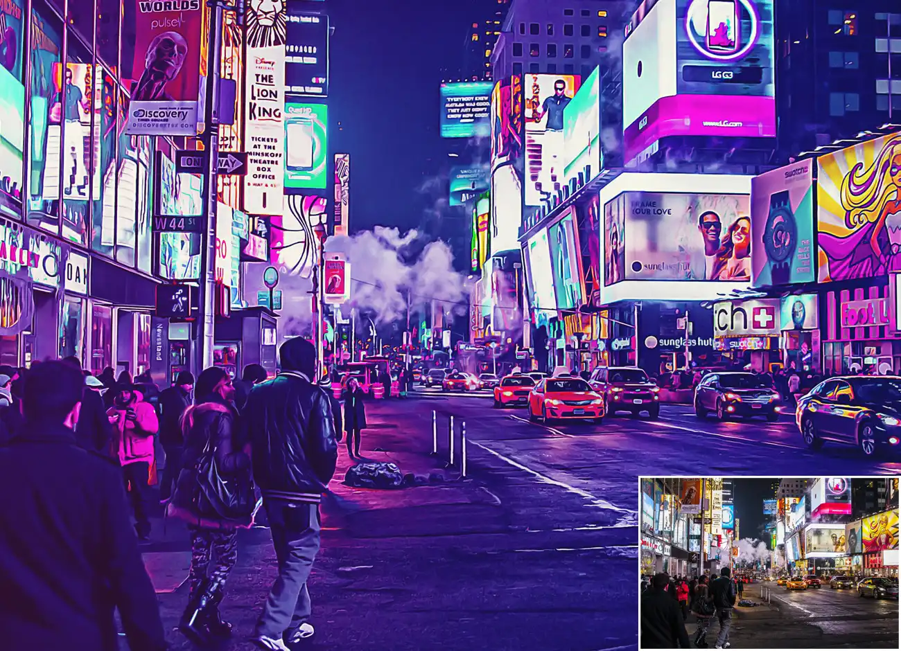 Cyberpunk Effect Photoshop Action 3 076118