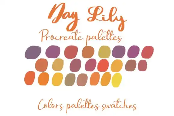 Day Lily Procreate Palettes
