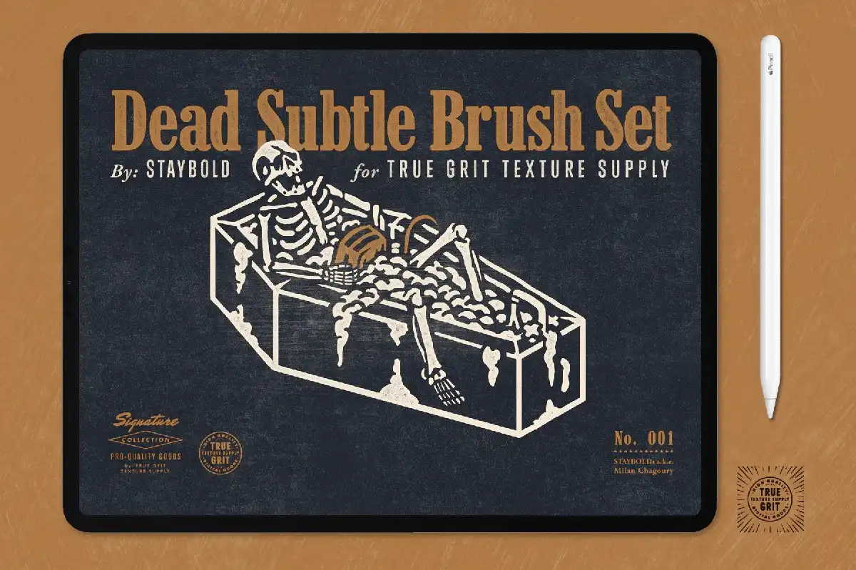 Dead Subtle Brushes for Procreate