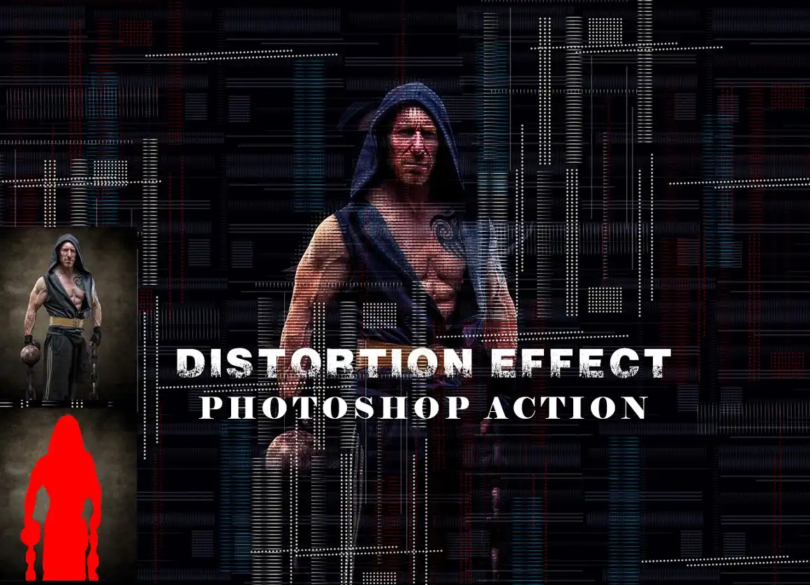 Distortion Effect Photoshop Action