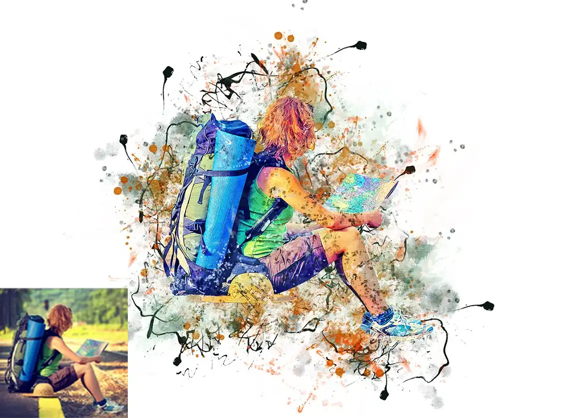 Dream Watercolor Photoshop Action 3 075965