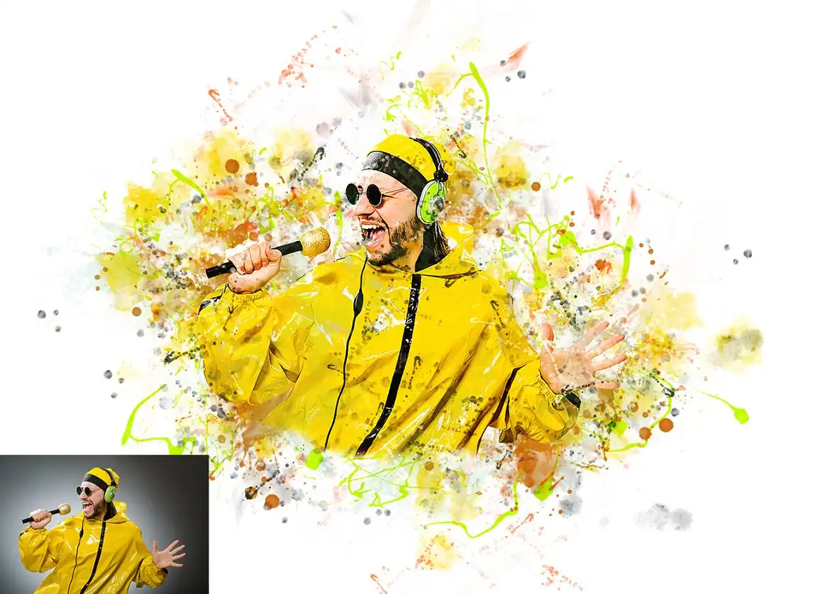 Dream Watercolor Photoshop Action 6 075965