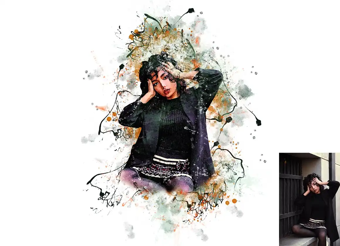 Dream Watercolor Photoshop Action 9 075965