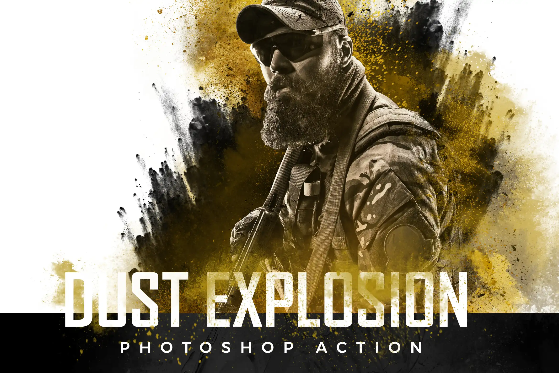 Dust Explosion Photoshop Action