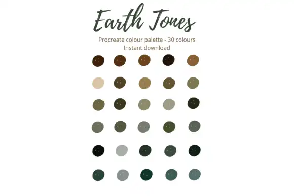 Earth Tones Procreate Palette