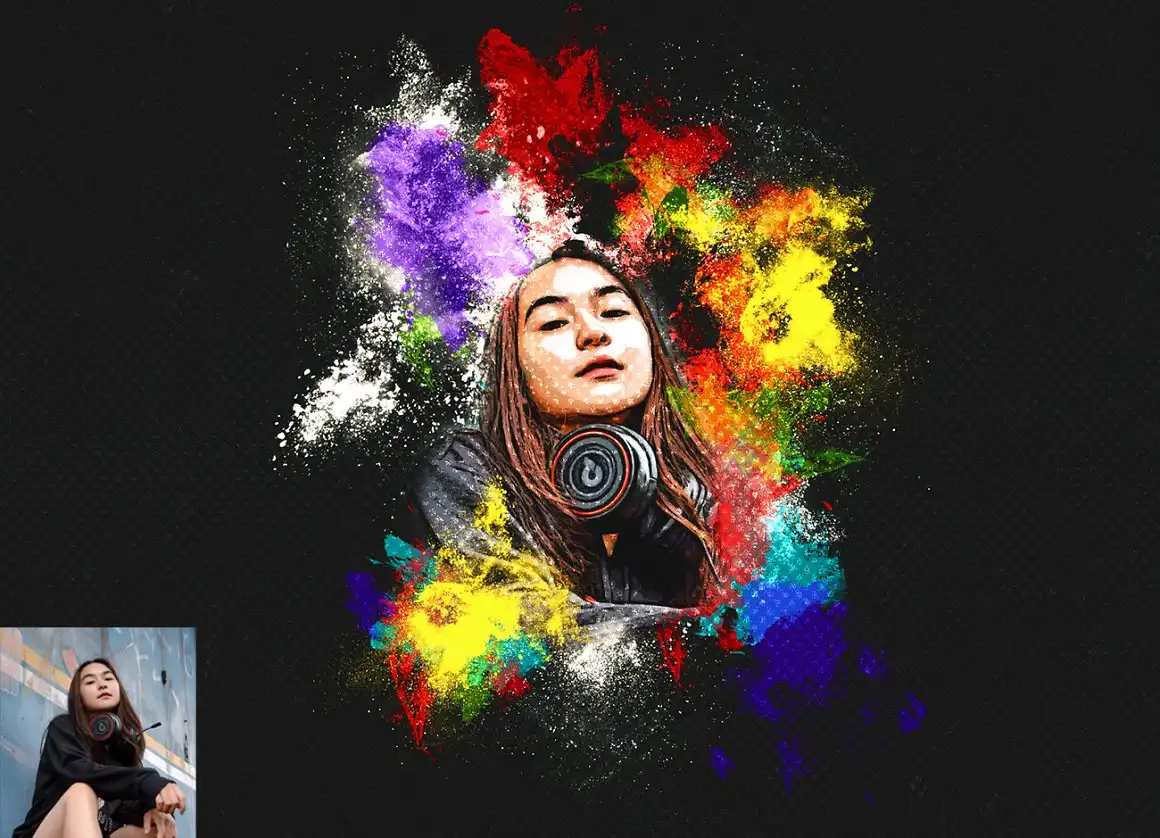 Effect Halftone Photoshop Action 15 075965