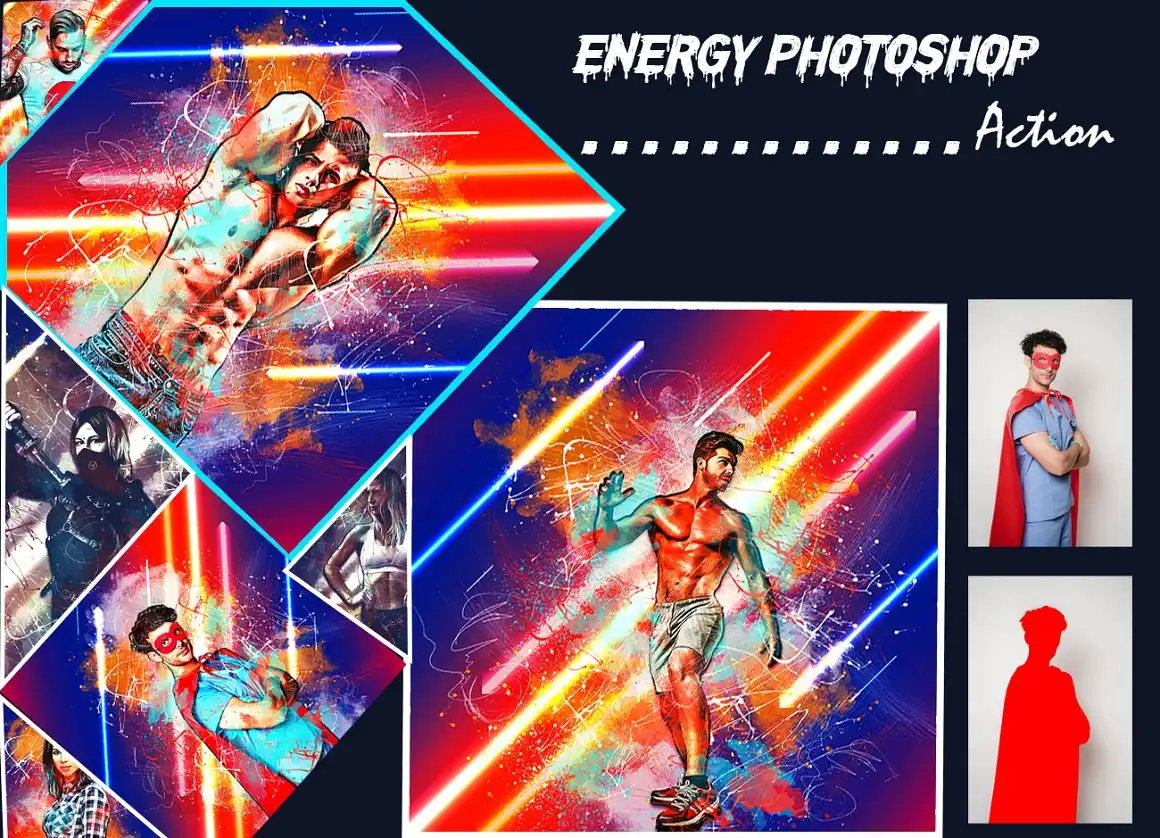Energy Photoshop Action