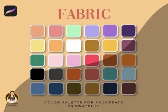 Fabric Procreate Color Palette