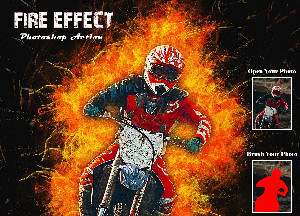 Fire Effect Photoshop Action 10 075965