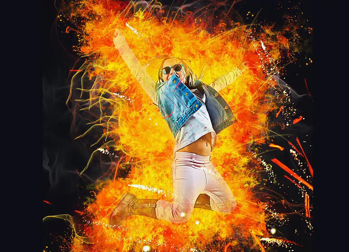 Fire Effect Photoshop Action 17 075965
