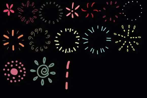Fireworks Decoration Procreate Brushes 4 074029