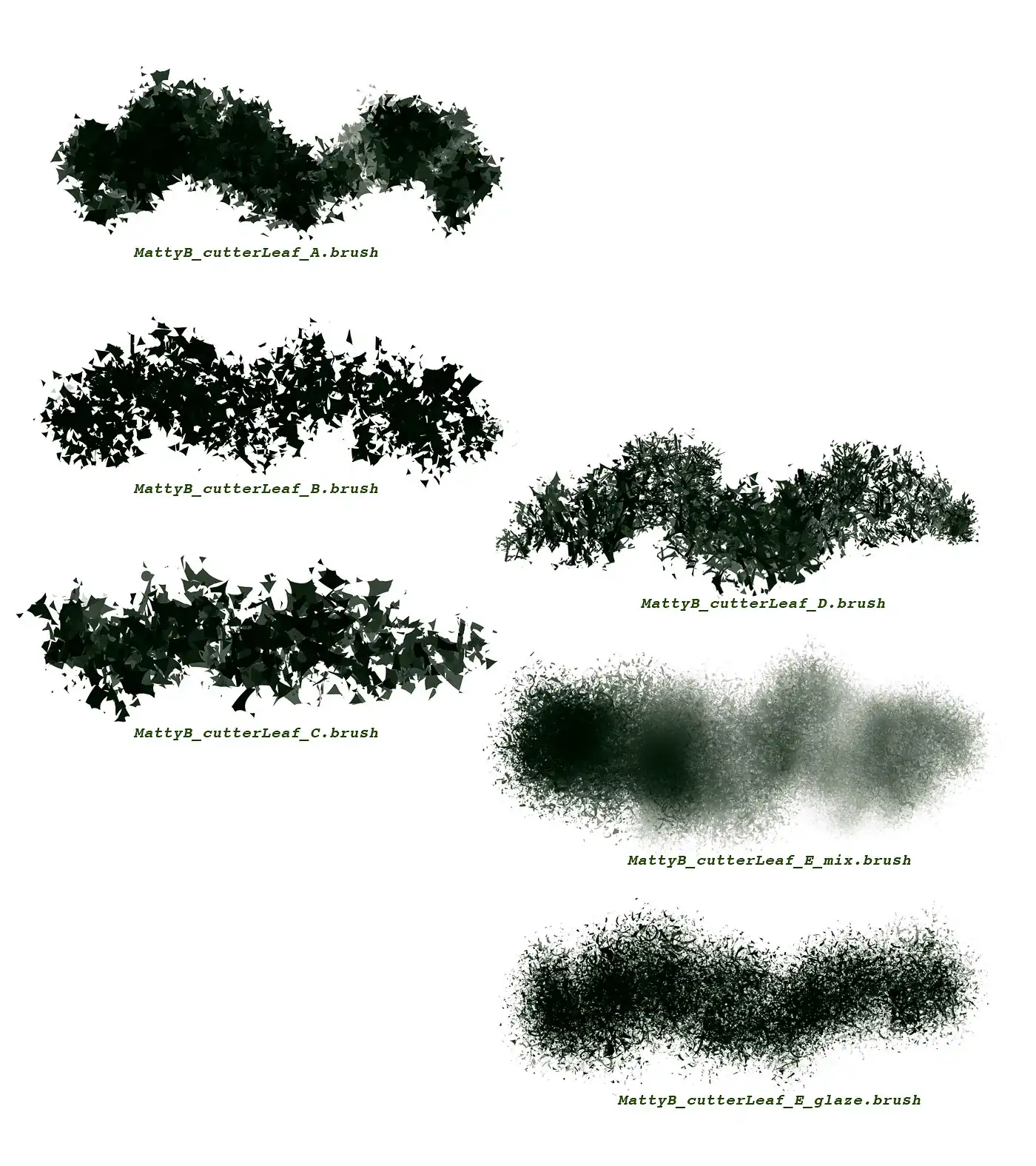 FLORA custom vegetation brushes for Procreate 15 073425