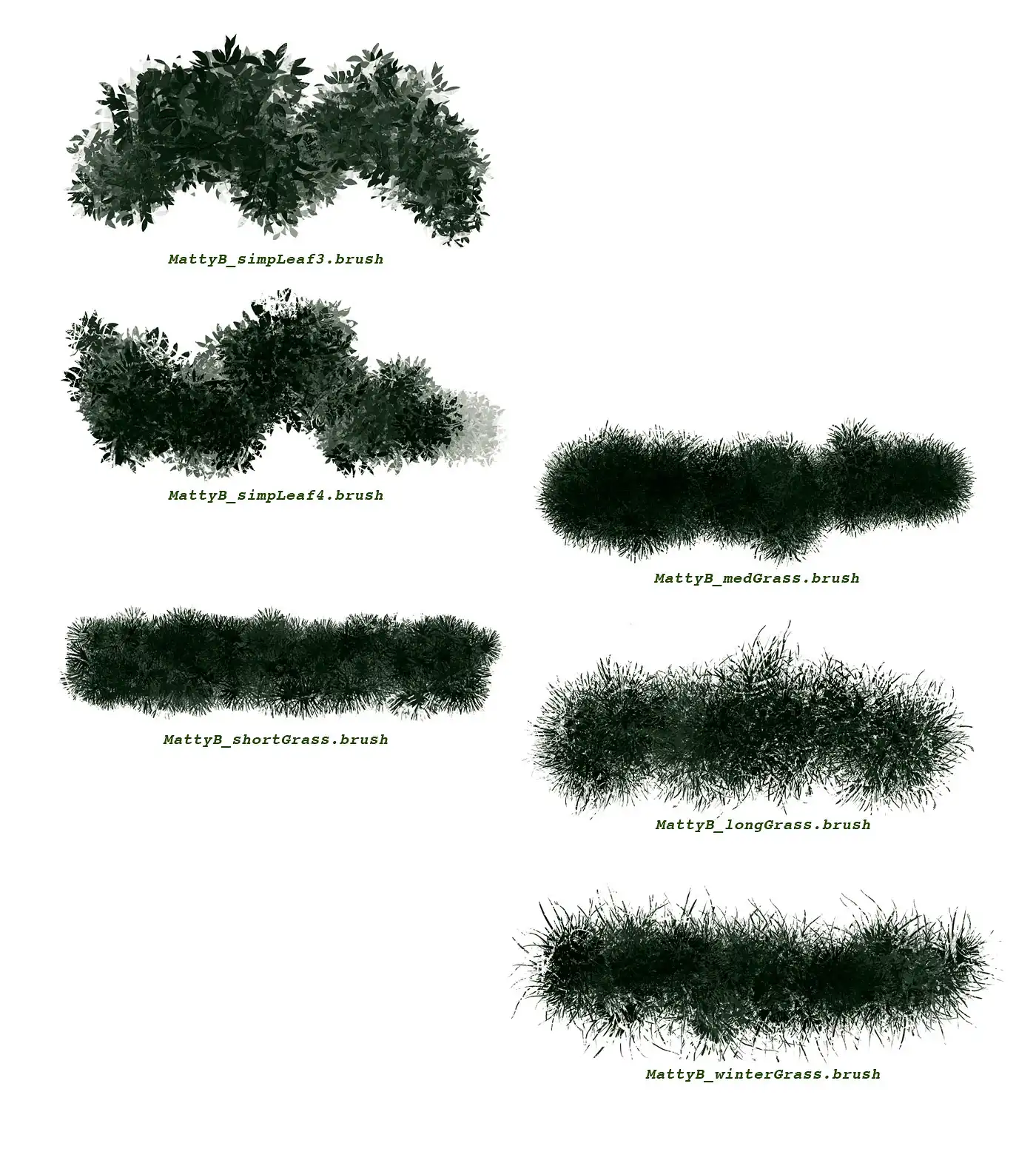 FLORA custom vegetation brushes for Procreate 12 073425