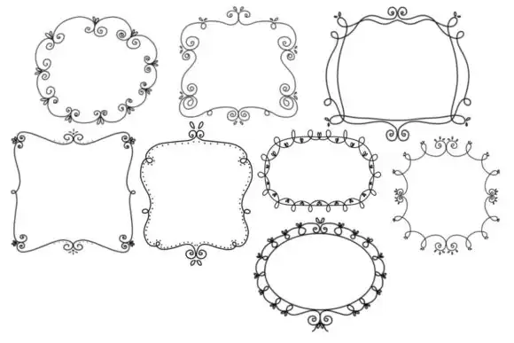 Frame Brush Stamps 3 074029