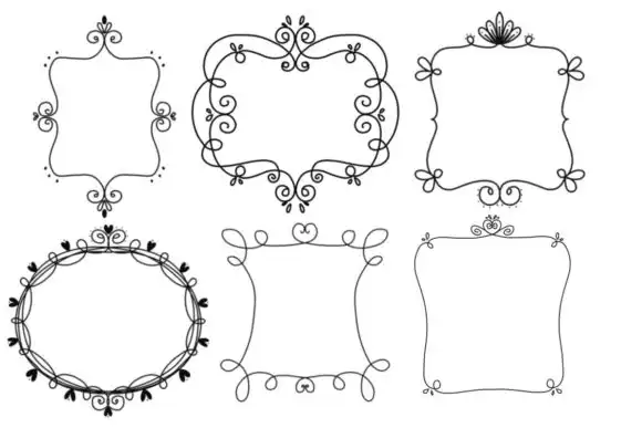 Frame Brush Stamps 4 074029