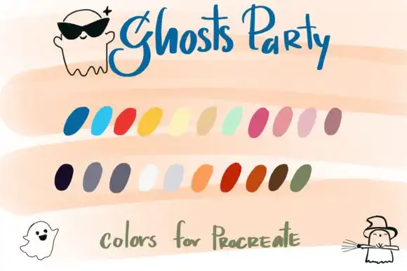 Ghosts Party Color for Palettes