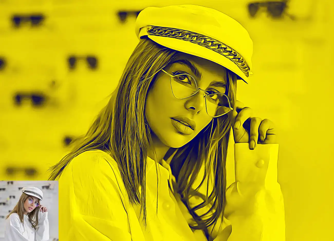 Glamour Oil Effect Photoshop Action 10 076286