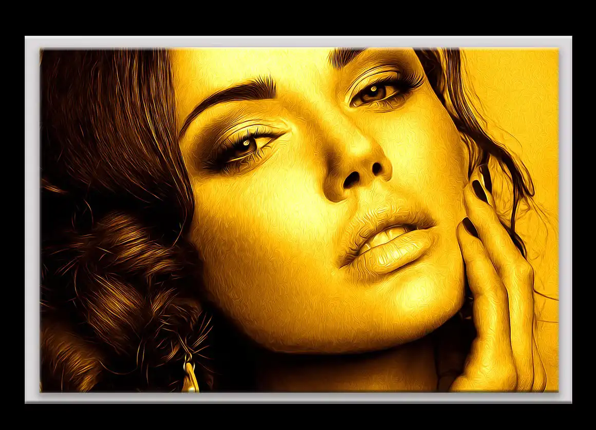 Gold Oil Paint Photoshop Action 2 075965