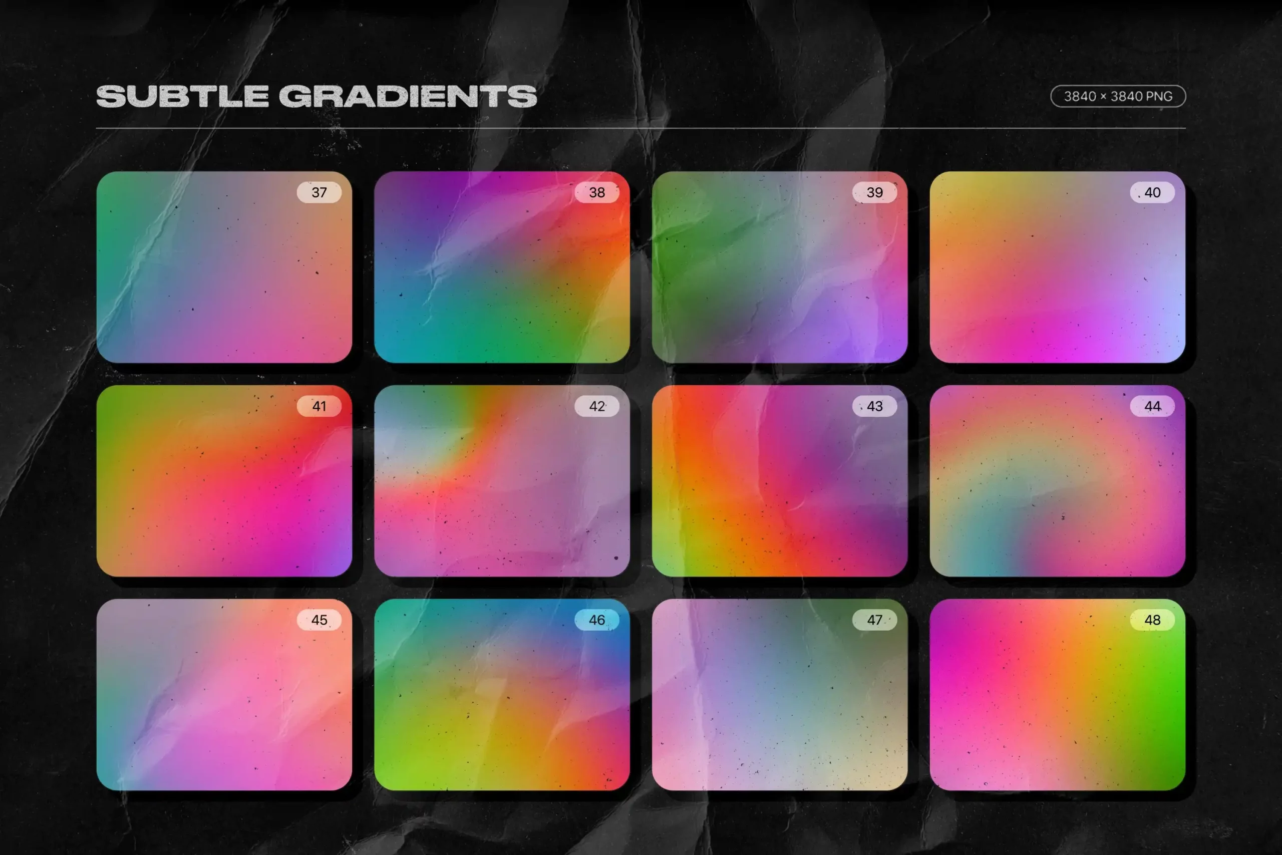 GRAINY BACKGROUNDS - 100 RETRO GRADIENTS PACK 20 074029