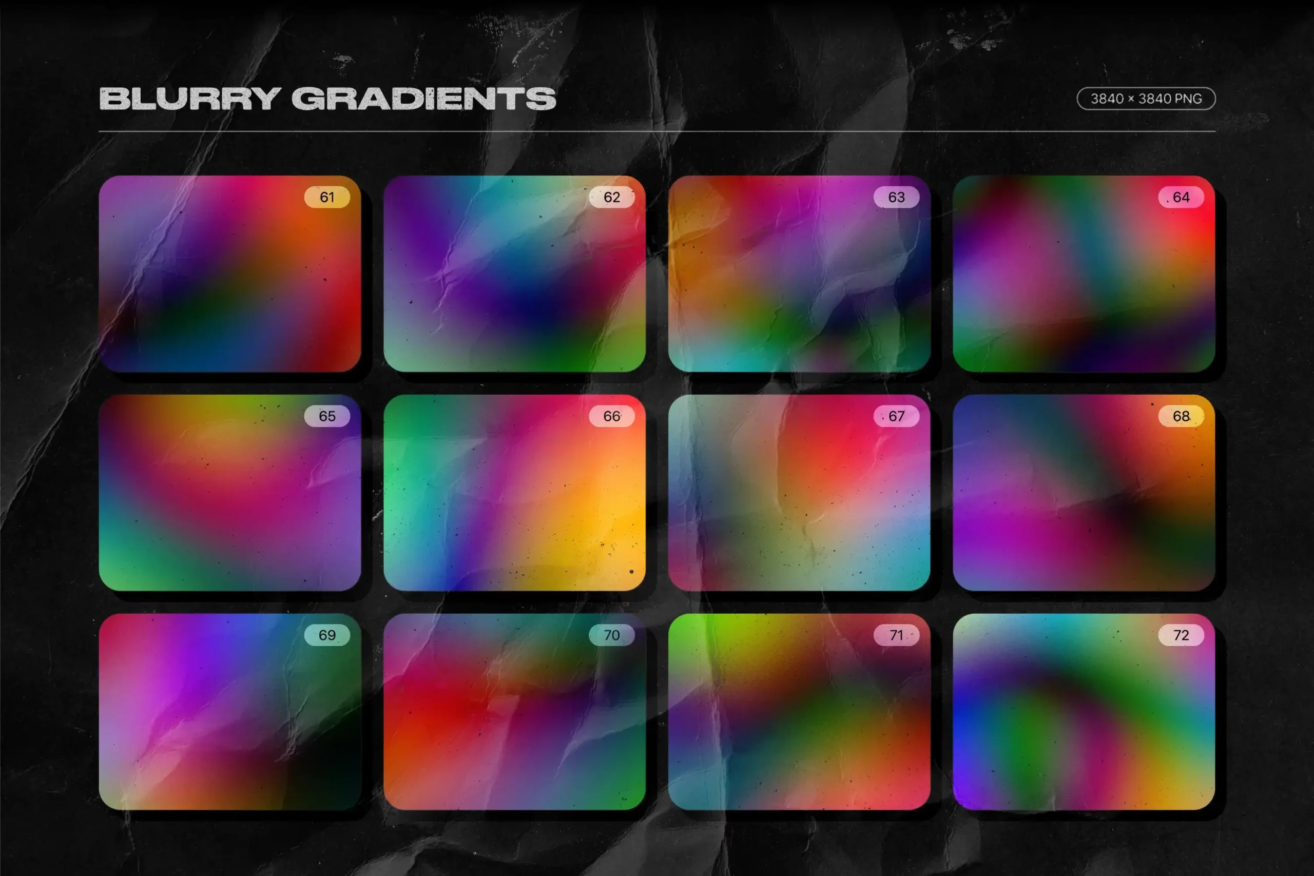 GRAINY BACKGROUNDS - 100 RETRO GRADIENTS PACK 22 074029