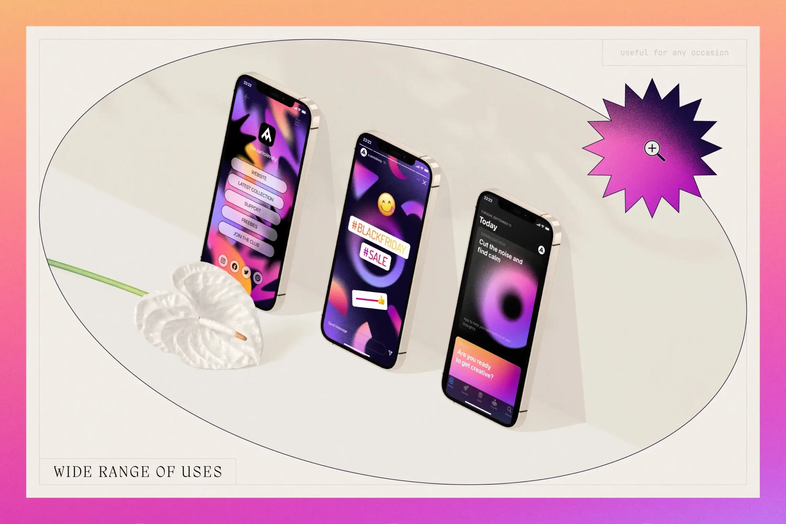 GRAINY SHAPES AND BLURRY GRADIENTS COLLECTION 9 074029