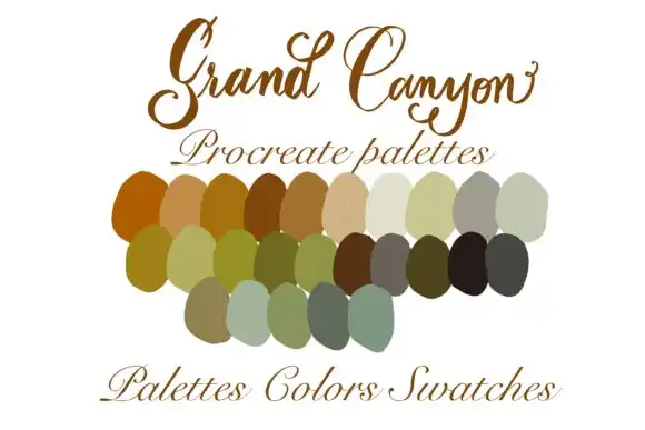 Grand Canyon Procreate Palettes