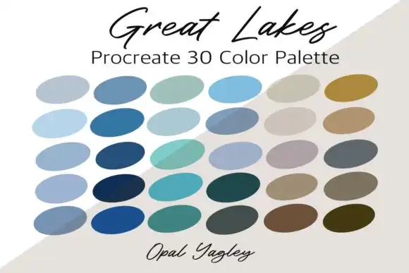 Great Lakes Procreate Color Palette