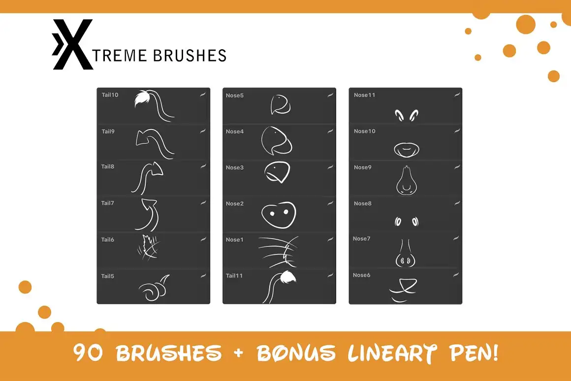 Procreate Hair Bundle 14 Procreate Hair Bundle