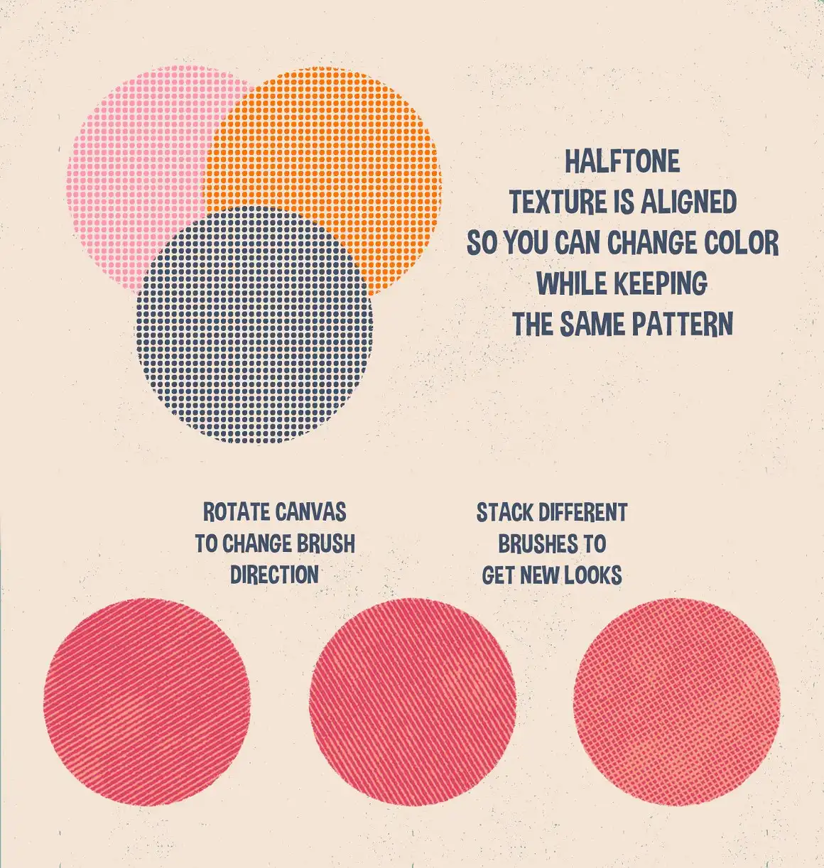 Halftone Brushes for Procreate 6 074029