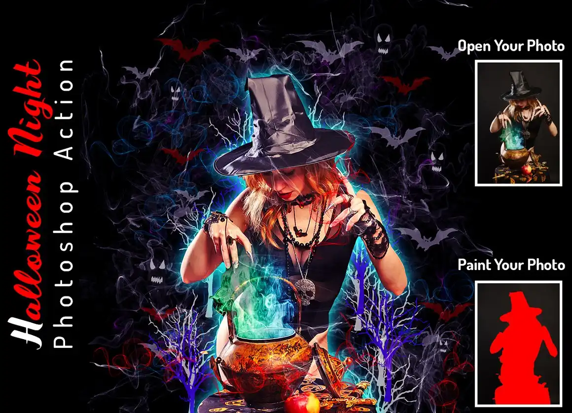 Halloween Night Photoshop Action
