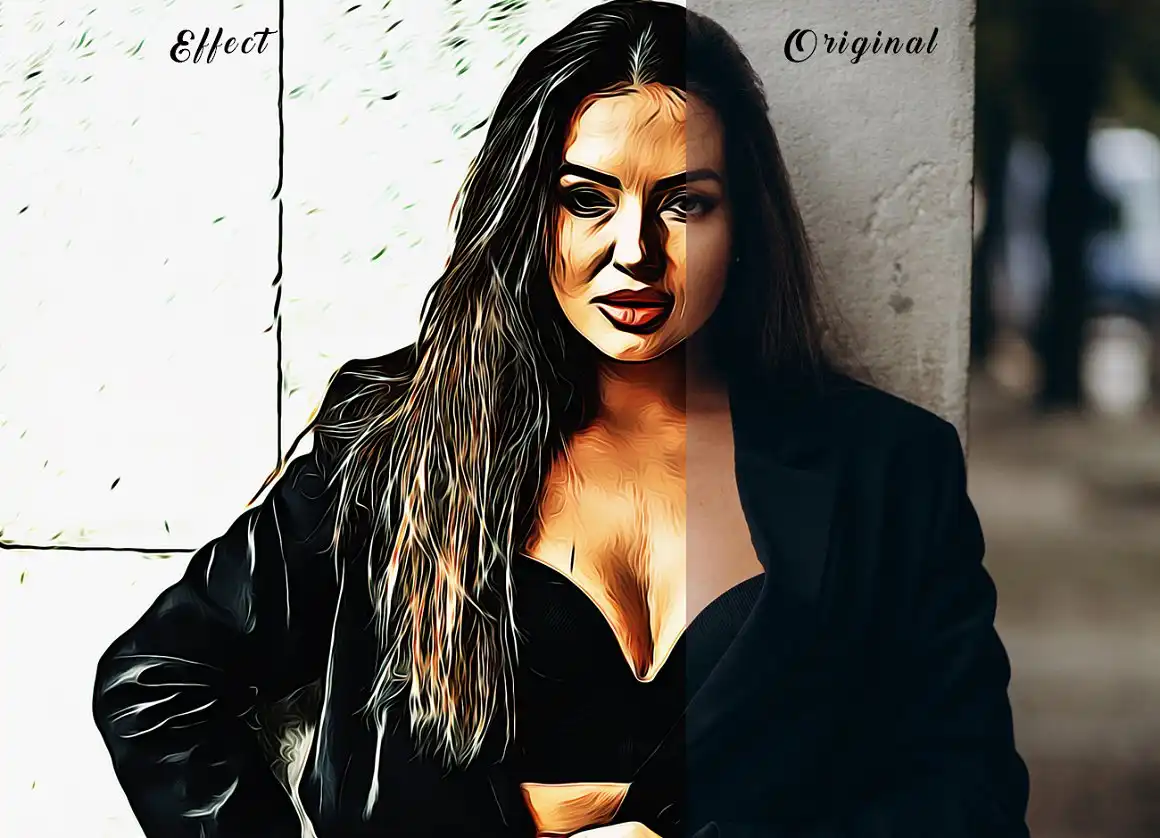 HDR Oil Paint Photoshop Action 12 075965