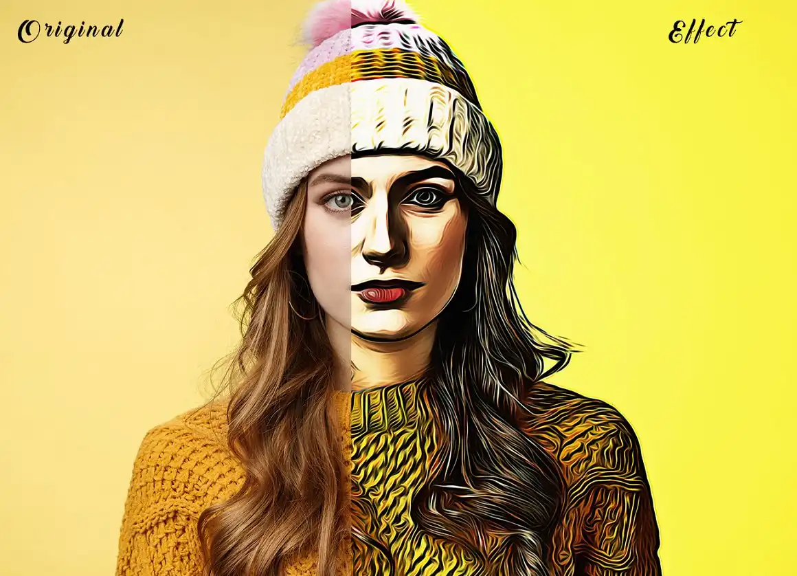 HDR Oil Paint Photoshop Action 10 075965