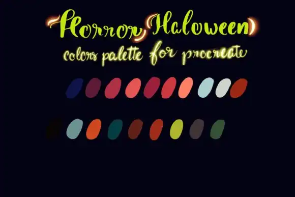 Horror Halloween Palettes