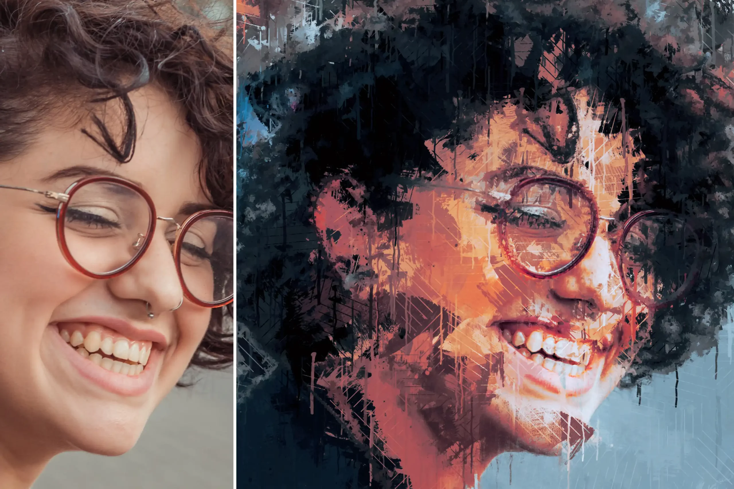 Impressionist Watercolor Photoshop Action 8 074029
