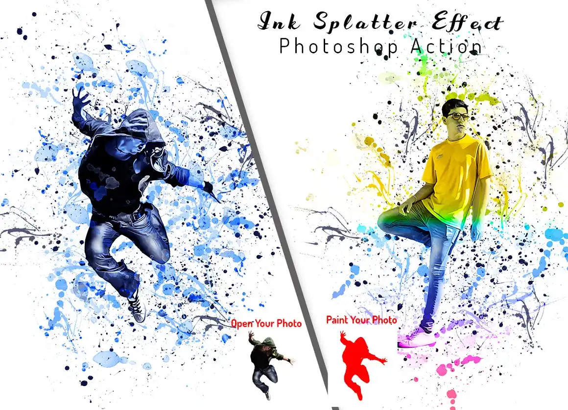 Ink Splatter Effect PS Action