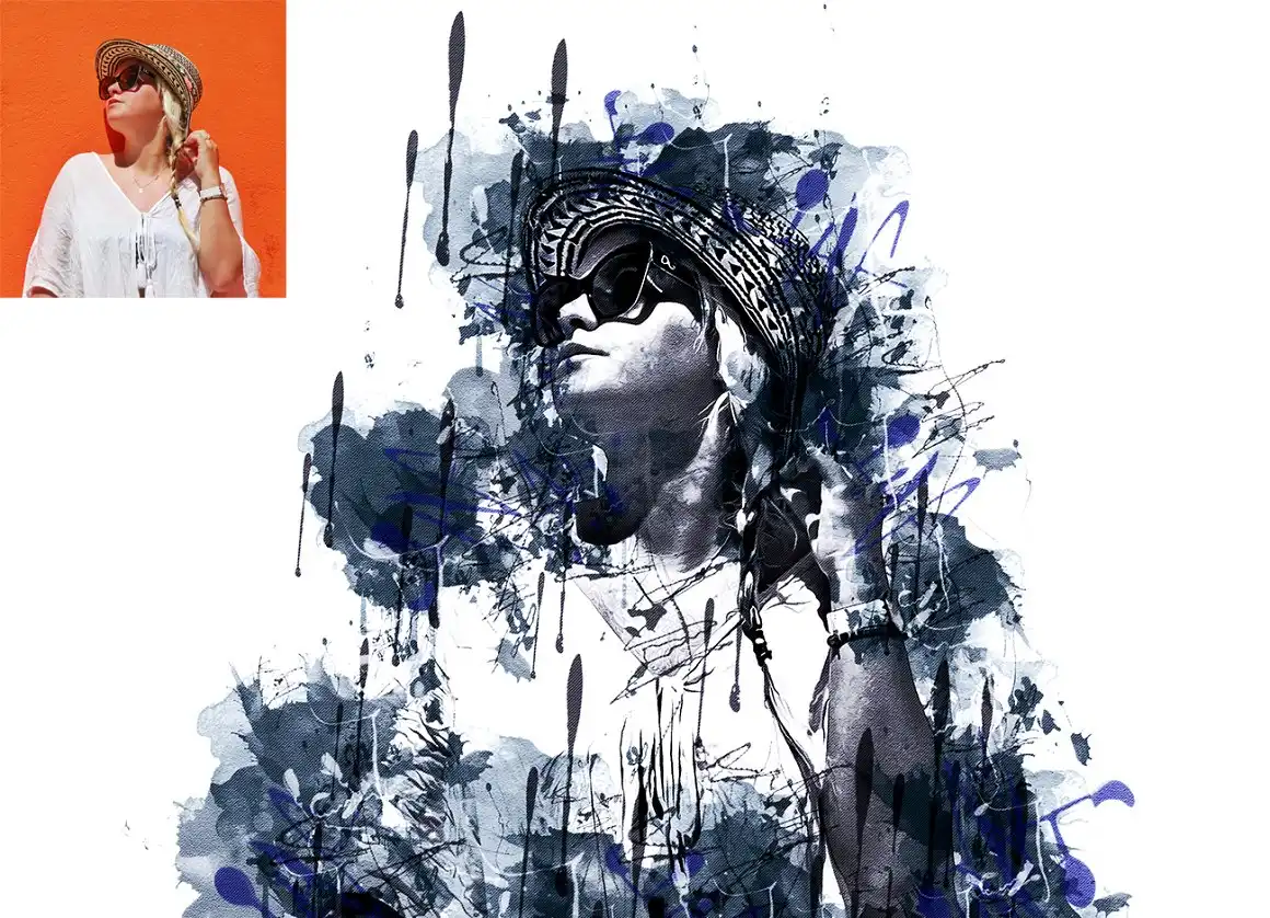 Ink Stain Photoshop Action 12 075965