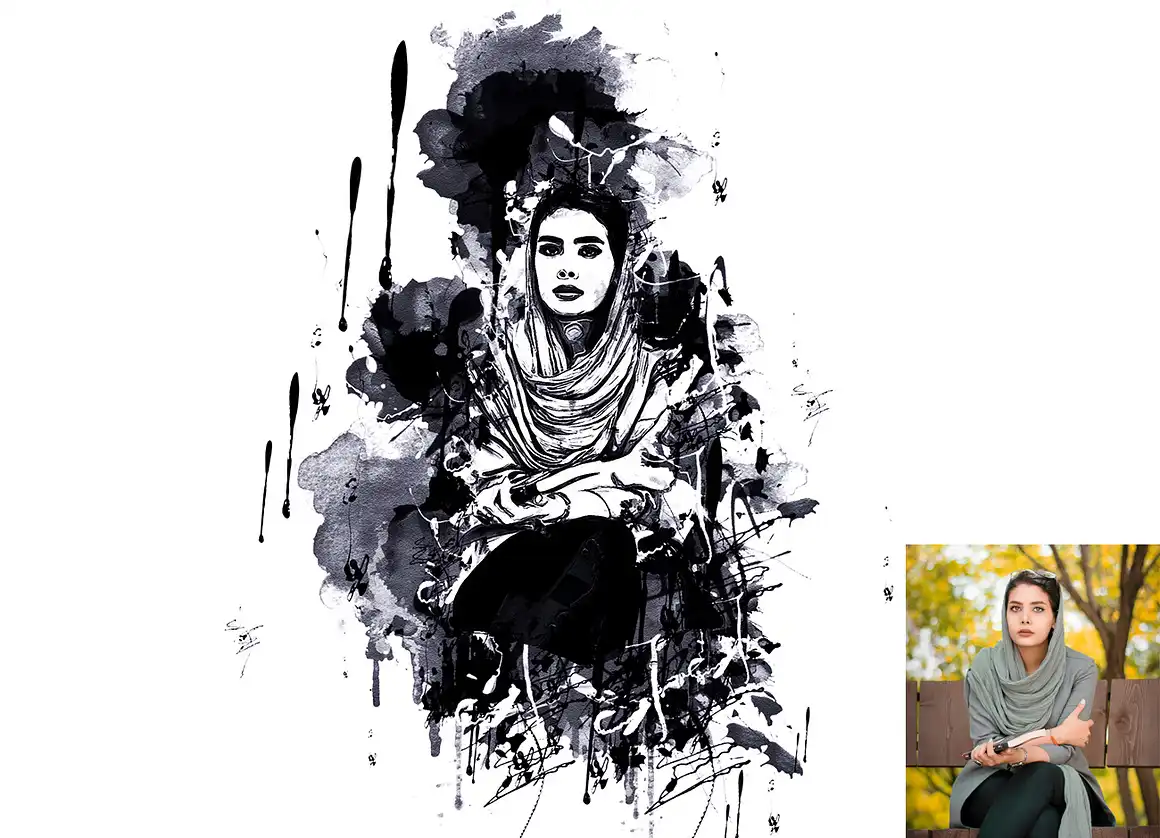 Ink Stain Photoshop Action 11 076049