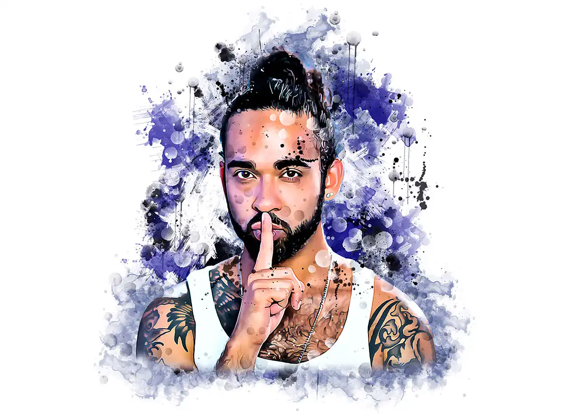 Ink Watercolor Photoshop Action 8 076181