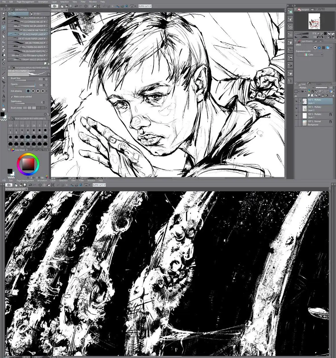 INK. 41+ Clip Studio inking brushes 7 072507