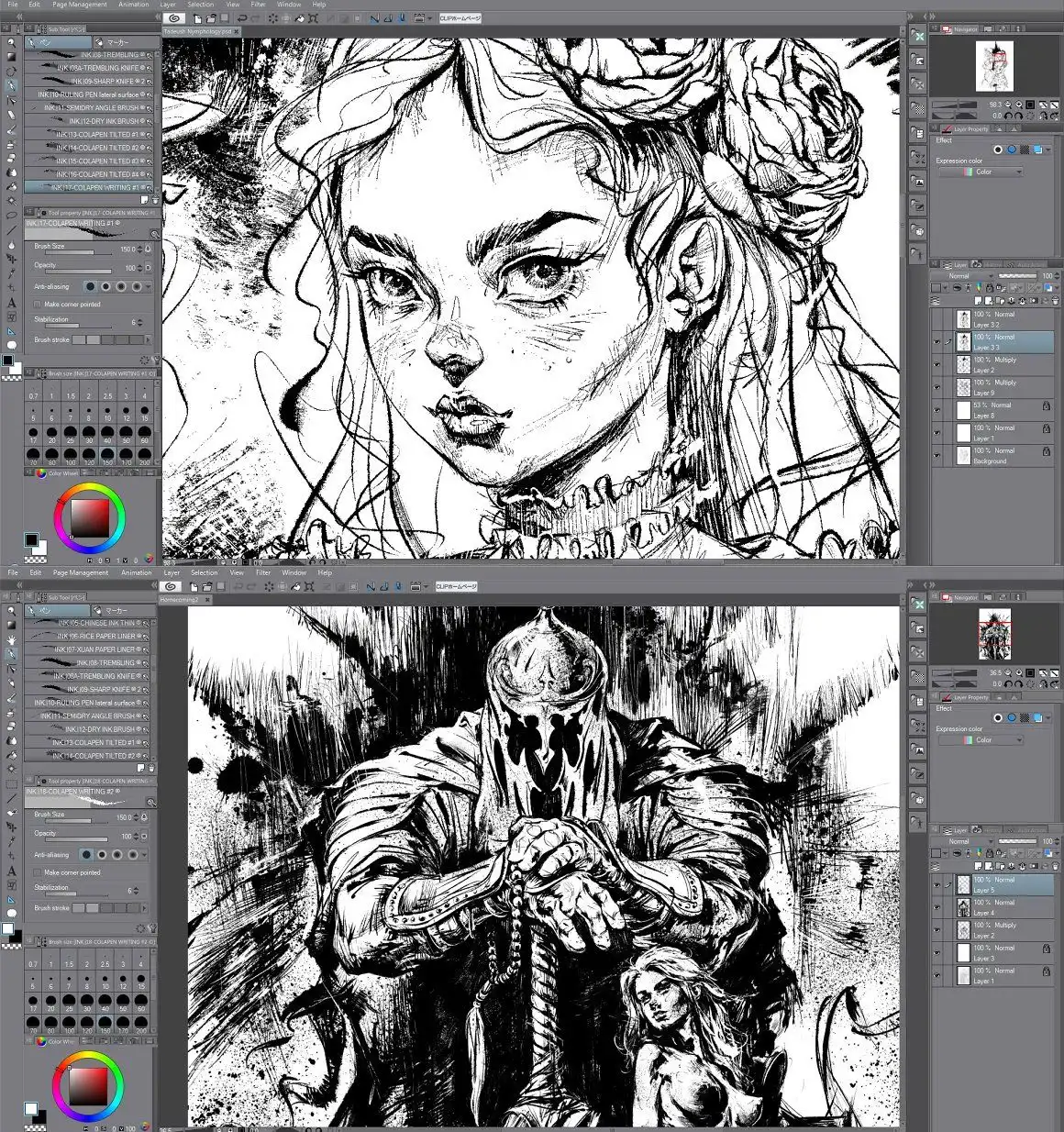 INK. 41+ Clip Studio inking brushes 6 072507