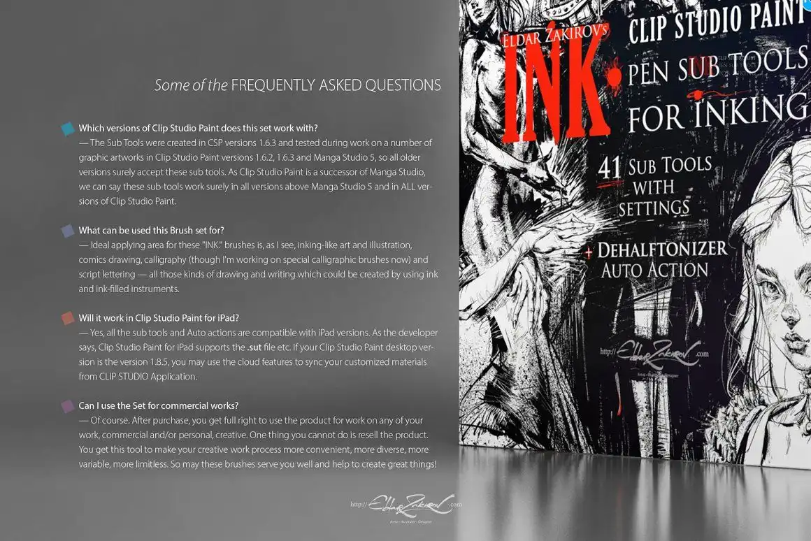 INK. 41+ Clip Studio inking brushes 9 072507